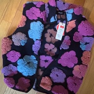 Colorful fleece vest